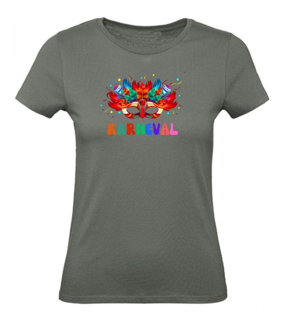 Balldiri T-Shirt Damen Karneval Fasching XS bis 2XL - army grün - Balldiri