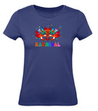 Balldiri T-Shirt Damen Karneval Fasching XS bis 2XL - blau - Balldiri