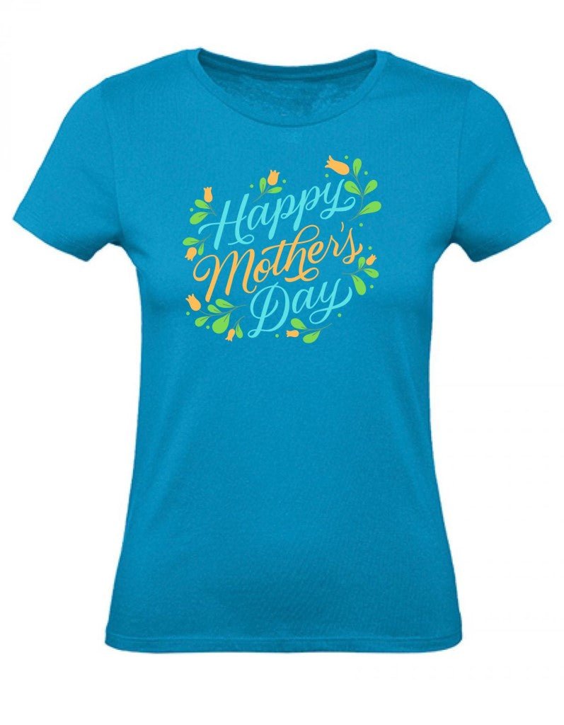 Balldiri T-Shirt Damen Muttertag Geschenk XS bis 2XL - azurblau - Balldiri