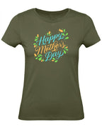 Balldiri T-Shirt Damen Muttertag Geschenk XS bis 2XL - khaki - Balldiri
