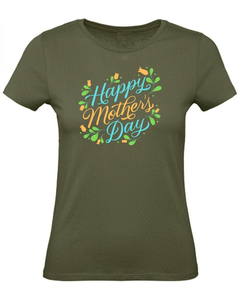 Balldiri T-Shirt Damen Muttertag Geschenk XS bis 2XL - khaki - Balldiri