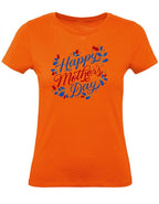 Balldiri T-Shirt Damen Muttertag Geschenk XS bis 2XL - orange - Balldiri