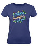 Balldiri T-Shirt Damen Muttertag Geschenk XS bis 2XL - blau - Balldiri