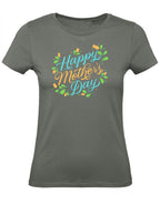 Balldiri T-Shirt Damen Muttertag Geschenk XS bis 2XL - army grün - Balldiri