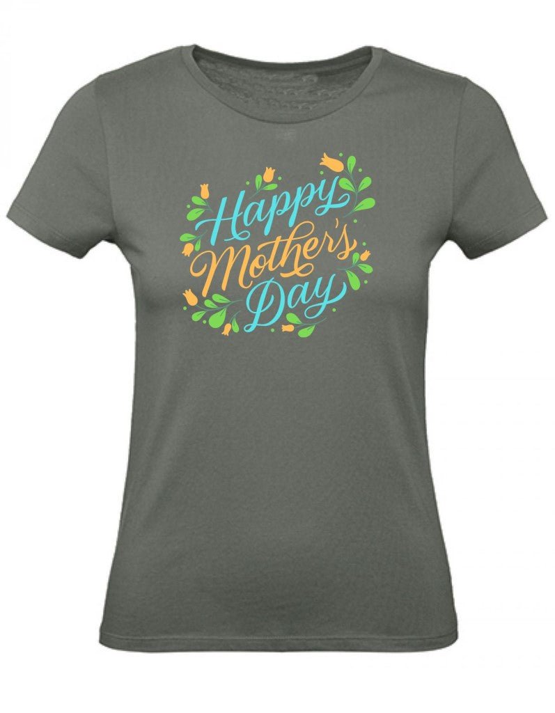 Balldiri T-Shirt Damen Muttertag Geschenk XS bis 2XL - army grün - Balldiri