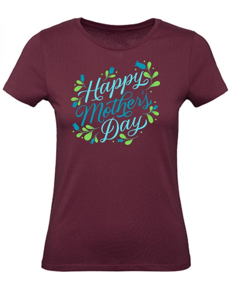 Balldiri T-Shirt Damen Muttertag Geschenk XS bis 2XL - bordeaux - Balldiri