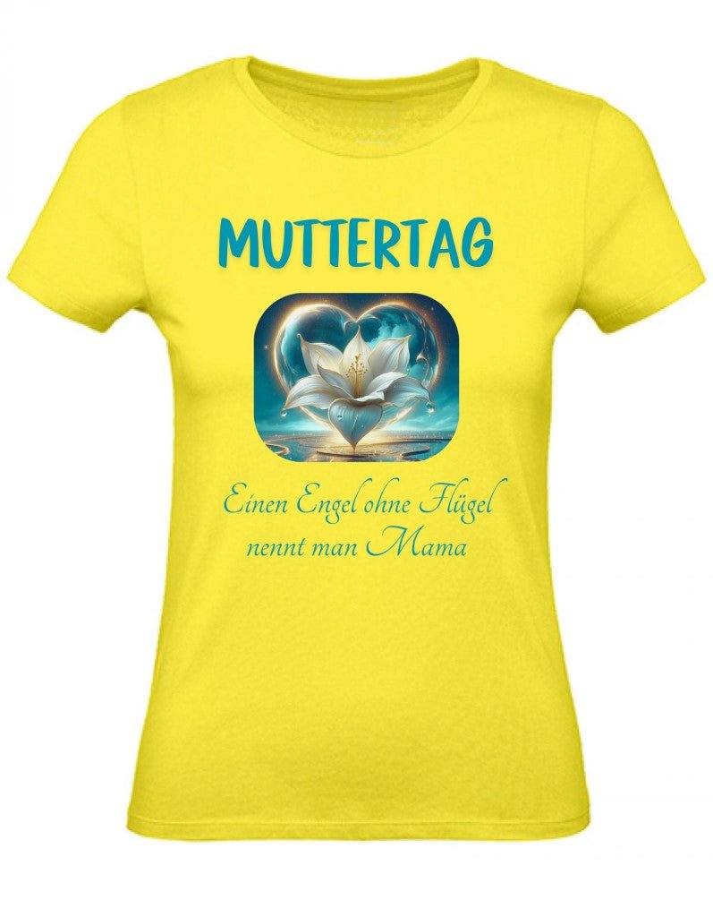 Balldiri T-Shirt Damen Muttertag XS bis 2XL - gelb - Balldiri