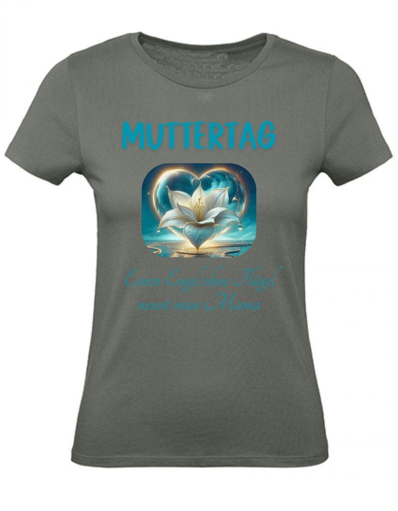 Balldiri T-Shirt Damen Muttertag XS bis 2XL - army grün - Balldiri