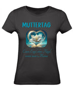 Balldiri T-Shirt Damen Muttertag XS bis 2XL - schwarz - Balldiri