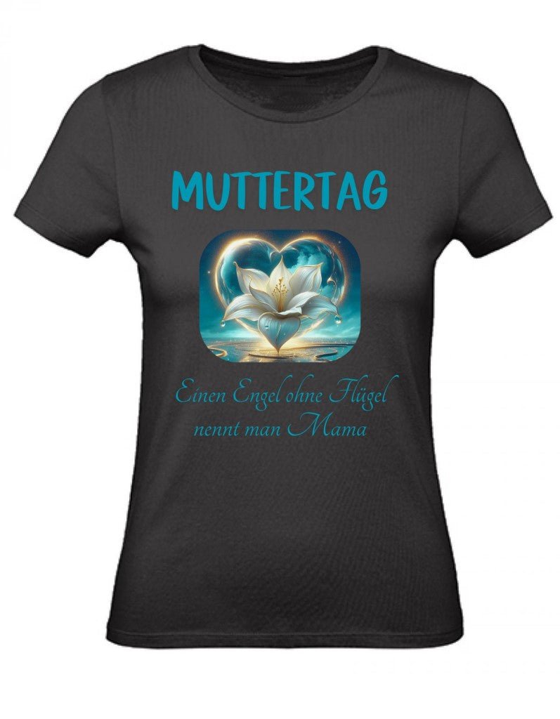 Balldiri T-Shirt Damen Muttertag XS bis 2XL - schwarz - Balldiri