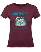 Balldiri T-Shirt Damen Muttertag XS bis 2XL - bordeaux - Balldiri