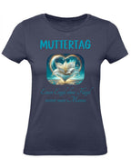 Balldiri T-Shirt Damen Muttertag XS bis 2XL - navy - Balldiri