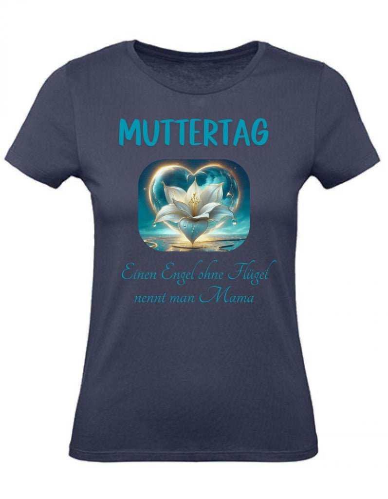 Balldiri T-Shirt Damen Muttertag XS bis 2XL - navy - Balldiri