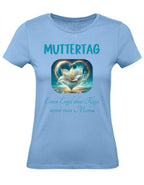 Balldiri T-Shirt Damen Muttertag XS bis 2XL - hellblau - Balldiri
