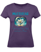 Balldiri T-Shirt Damen Muttertag XS bis 2XL - purple - Balldiri