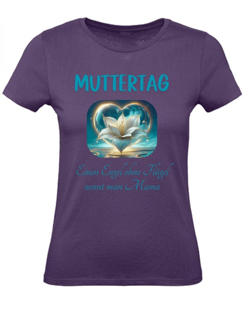 Balldiri T-Shirt Damen Muttertag XS bis 2XL - purple - Balldiri
