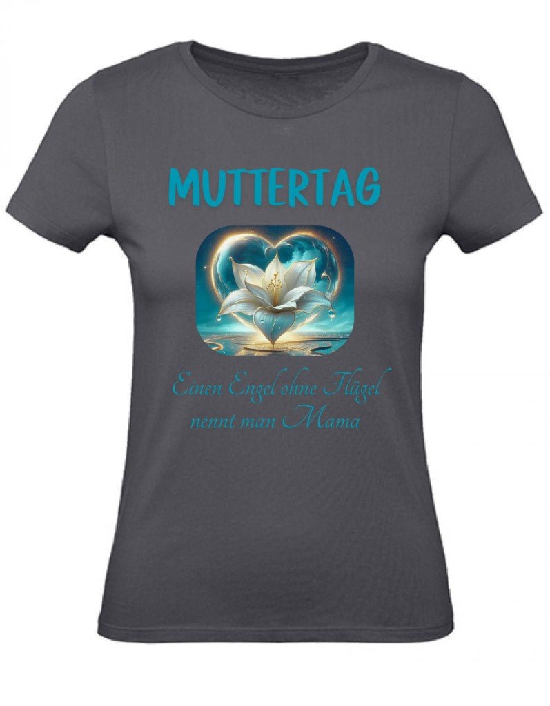 Balldiri T-Shirt Damen Muttertag XS bis 2XL - grau - Balldiri