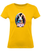Balldiri T-Shirt Damen Osterei mit Hase XS bis 2XL - gold - Balldiri