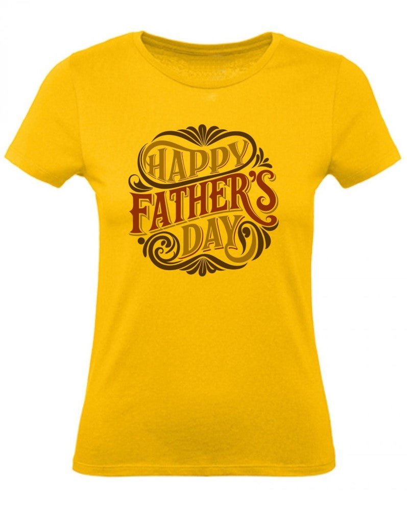 Balldiri T-Shirt Damen Vatertag Geschenk XS bis 2XL - gold - Balldiri
