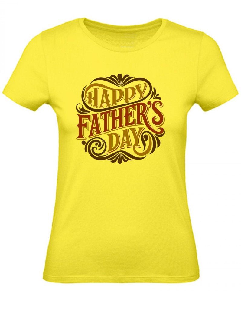 Balldiri T-Shirt Damen Vatertag Geschenk XS bis 2XL - gelb - Balldiri