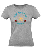 Balldiri T-Shirt Damen Weltfrauentag XS bis 2XL - grau meliert - Balldiri