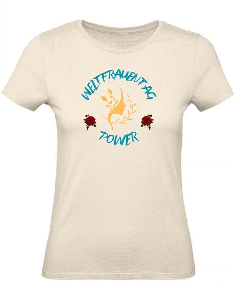 Balldiri T-Shirt Damen Weltfrauentag XS bis 2XL - ecru - Balldiri