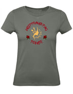 Balldiri T-Shirt Damen Weltfrauentag XS bis 2XL - army grün - Balldiri