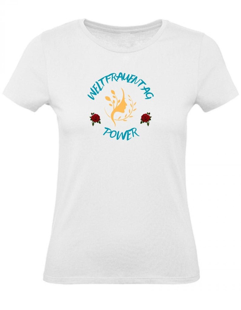 Balldiri T-Shirt Damen Weltfrauentag XS bis 2XL - weiß - Balldiri