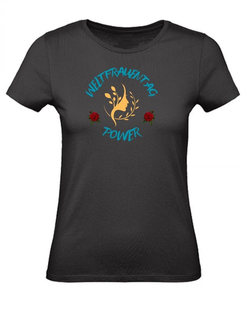 Balldiri T-Shirt Damen Weltfrauentag XS bis 2XL - schwarz - Balldiri