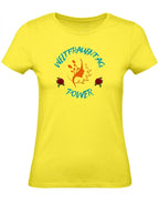 Balldiri T-Shirt Damen Weltfrauentag XS bis 2XL - gelb - Balldiri