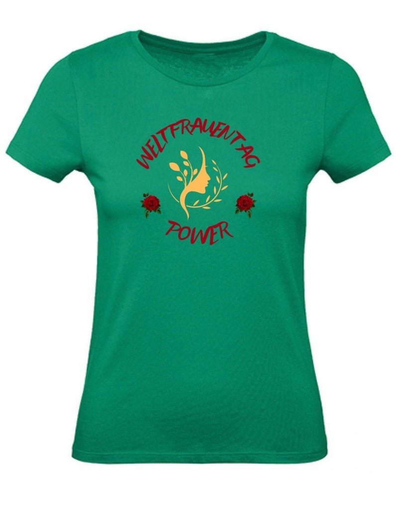 Balldiri T-Shirt Damen Weltfrauentag XS bis 2XL - grün - Balldiri