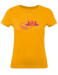 Balldiri T-Shirt Damen Yoga Buddha Entspannung Wellness XS bis 2XL - apricot - Balldiri