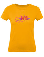 Balldiri T-Shirt Damen Yoga Buddha Entspannung Wellness XS bis 2XL - apricot - Balldiri