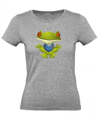 Balldiri T-Shirt Damen Yoga Meditation Entspannung XS bis 2XL - grau meliert - Balldiri