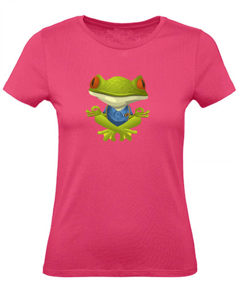 Balldiri T-Shirt Damen Yoga Meditation Entspannung XS bis 2XL - rosa - Balldiri