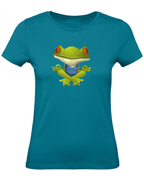 Balldiri T-Shirt Damen Yoga Meditation Entspannung XS bis 2XL - türkis - Balldiri