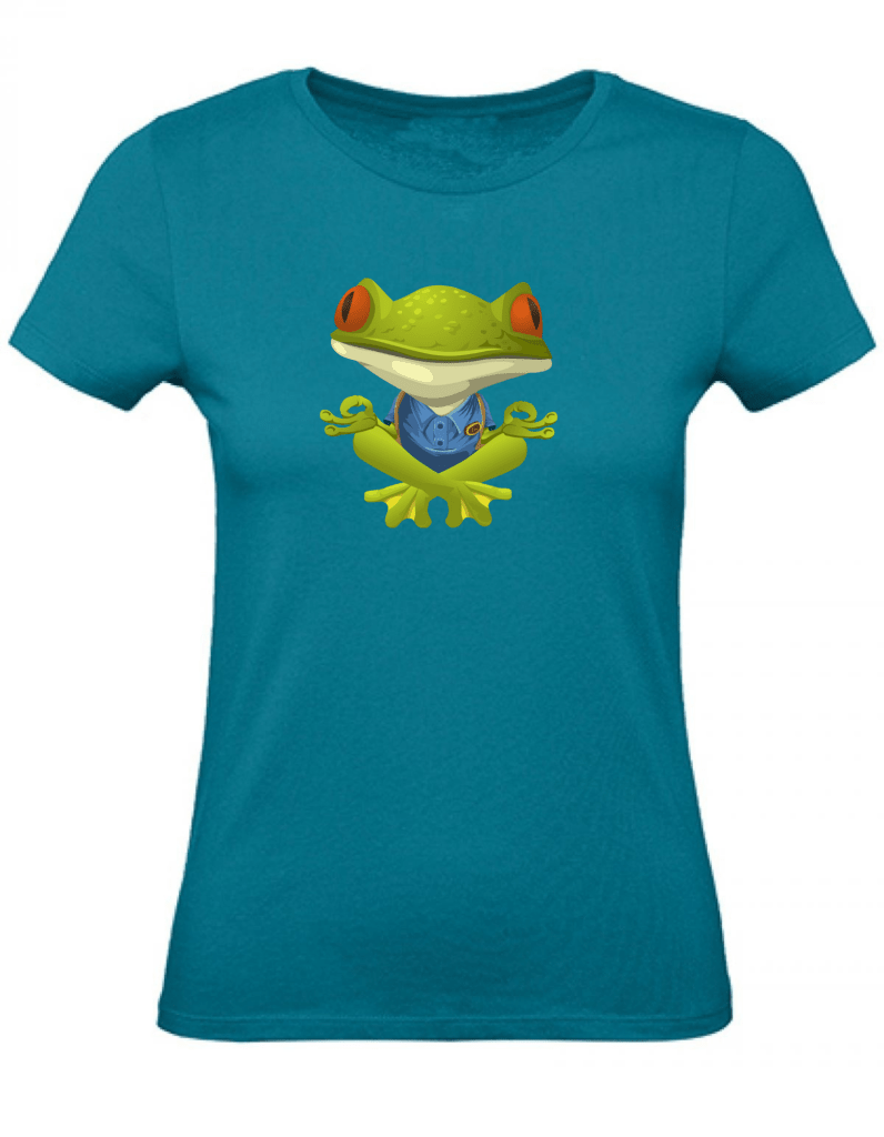 Balldiri T-Shirt Damen Yoga Meditation Entspannung XS bis 2XL - türkis - Balldiri