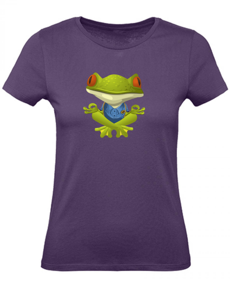 Balldiri T-Shirt Damen Yoga Meditation Entspannung XS bis 2XL - purple - Balldiri
