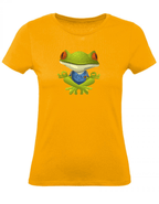 Balldiri T-Shirt Damen Yoga Meditation Entspannung XS bis 2XL - apricot - Balldiri