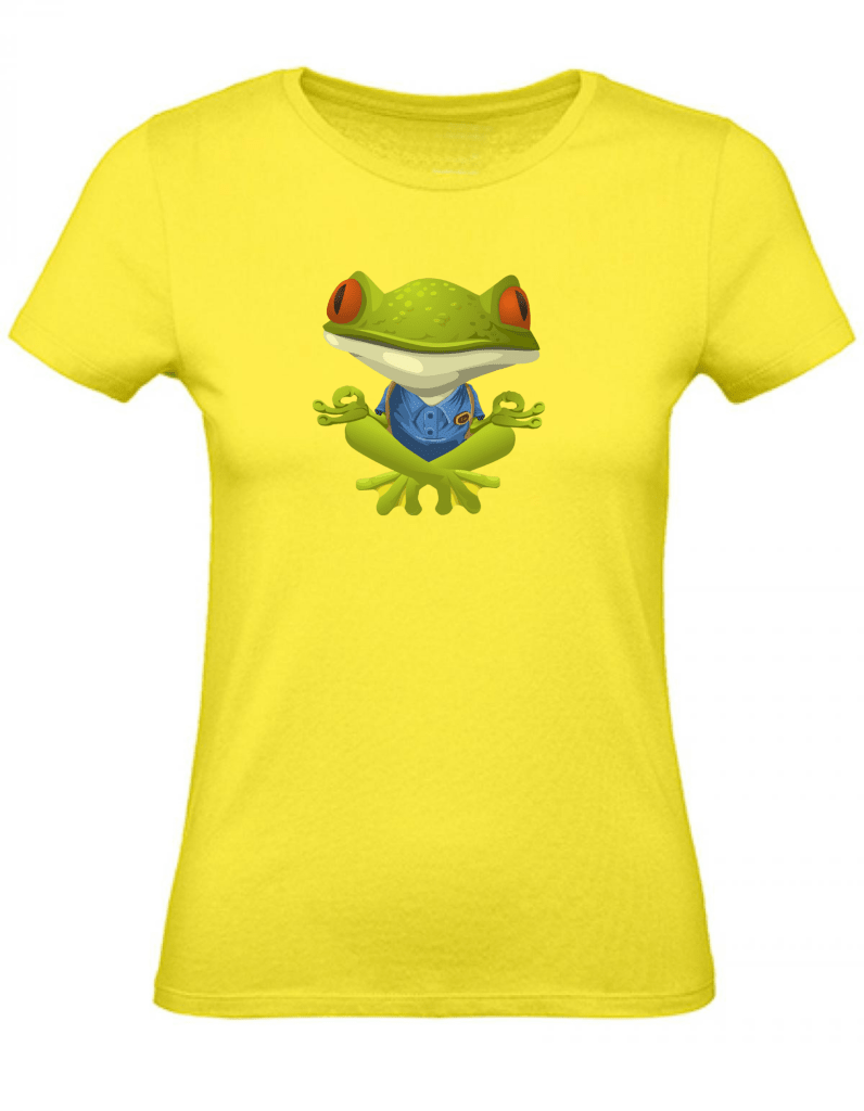 Balldiri T-Shirt Damen Yoga Meditation Entspannung XS bis 2XL - gelb - Balldiri