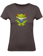 Balldiri T-Shirt Damen Yoga Meditation Entspannung XS bis 2XL - braun - Balldiri