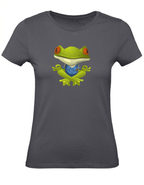 Balldiri T-Shirt Damen Yoga Meditation Entspannung XS bis 2XL - grau - Balldiri