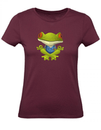Balldiri T-Shirt Damen Yoga Meditation Entspannung XS bis 2XL - bordeaux - Balldiri