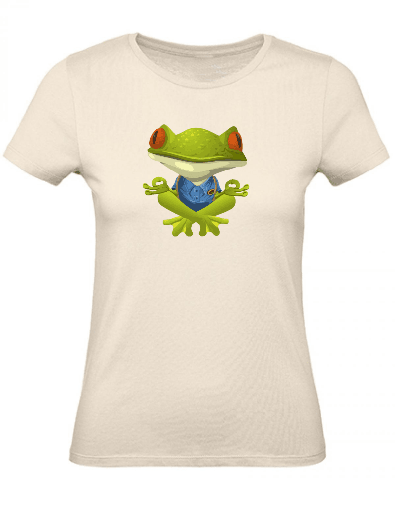 Balldiri T-Shirt Damen Yoga Meditation Entspannung XS bis 2XL - ecru - Balldiri