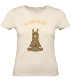 Balldiri T-Shirt Damen Yoga Meditation Namaste XS bis 2XL - ecru - Balldiri
