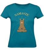 Balldiri T-Shirt Damen Yoga Meditation Namaste XS bis 2XL - türkis - Balldiri