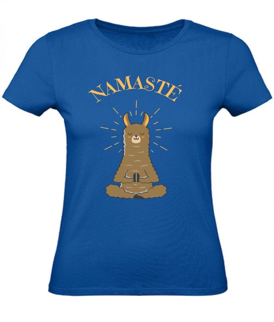 Balldiri T-Shirt Damen Yoga Meditation Namaste XS bis 2XL - royalblau - Balldiri