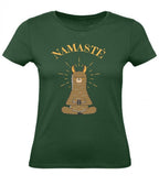 Balldiri T-Shirt Damen Yoga Meditation Namaste XS bis 2XL - navy grün - Balldiri