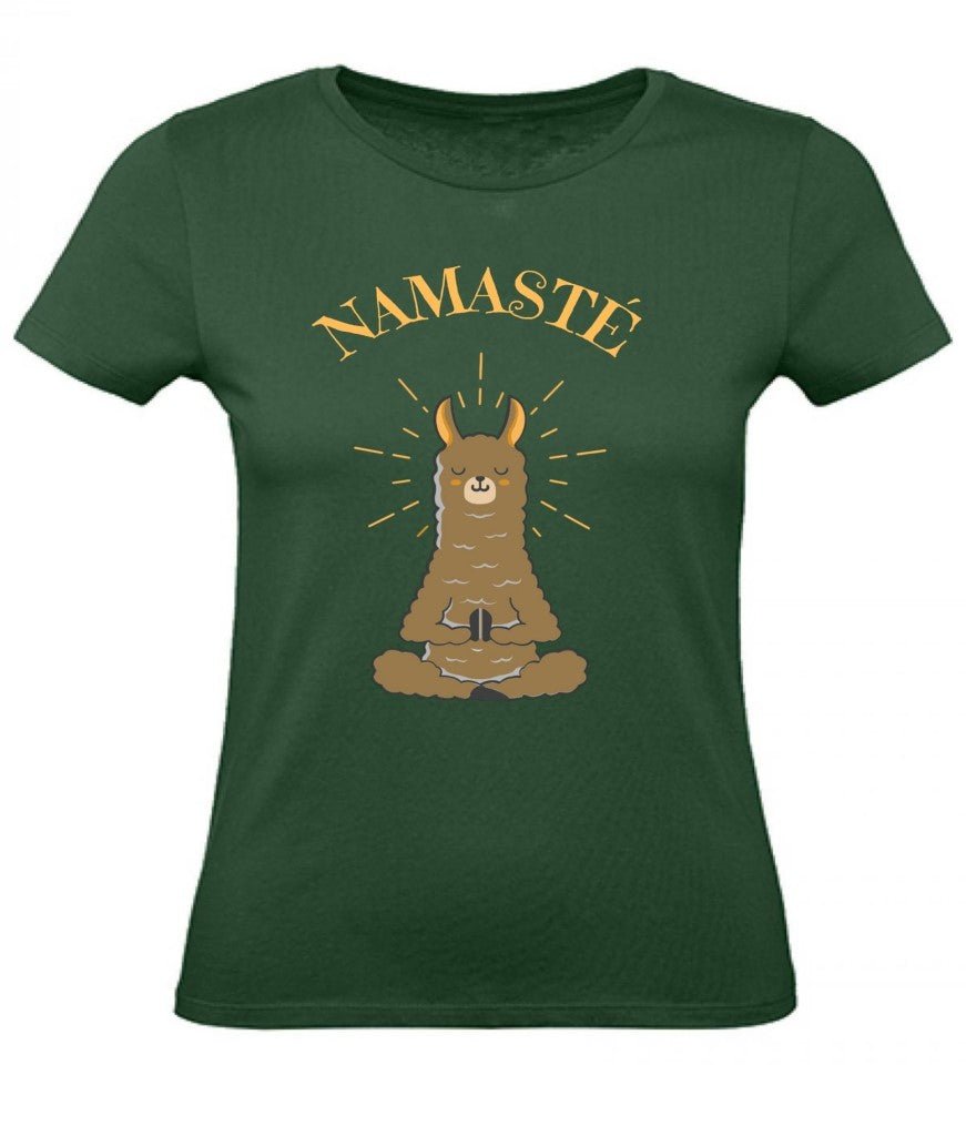 Balldiri T-Shirt Damen Yoga Meditation Namaste XS bis 2XL - navy grün - Balldiri