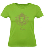 Balldiri T-Shirt Damen Yoga Meditation Om XS bis 2XL - hellgrün - Balldiri